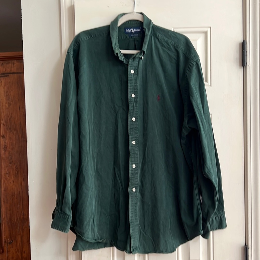 Ralph Lauren, cotton button-down shirt, extra large
